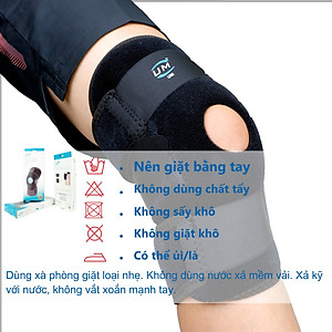 Bó gối đai dán không nẹp neoprene United Medicare (F07)