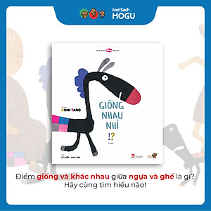 Truyện Ehon bé 3-4-5 tuổi - Giống Nhau Nhỉ!?