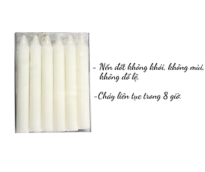 Nến Tapper 18 Cây, Nến Cây, Đèn Cầy, Đến Từ Shop R2D, [Mã - 53], Nguyên Liệu Tự Nhiên, Lành Tính.