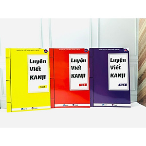 Mua Combo Luyện Viết Kanji Tập 1+2+3 (2500 chữ) tại Sách Tiếng 