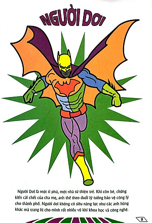 Sách Tô Màu Siêu Anh Hùng: Người Dơi