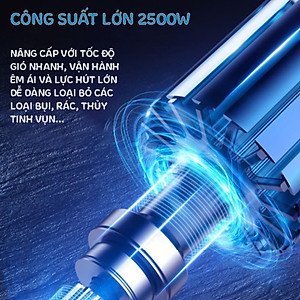 Máy hút bụi cầm tay gia đình SOKANY SK3372 công suất 2500W, dung tích 1,5L, hút mọi loại bụi trong nhà - HÀNG CHÍNH HÃNG - DELIYA