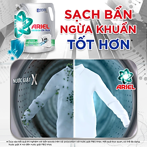 Nước Giặt ARIEL Chuyên Gia Cửa Trước Ngăn Lem Màu