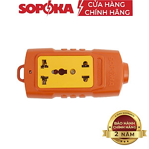 Ổ cắm điện lõi sứ chống cháy SOPOKA 6000W siêu chịu tải