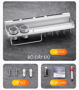 Kệ Đựng Gia Vị Nhà Bếp Tiện Lợi, Giá Treo Dụng Cụ Nhà Bếp Gắn Tường, Kệ Đựng Đồ Nhà Tắm Đa Năng, Tiện Dụng, Không Cần Khoan – MH3112