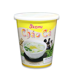 Cháo cá Asuzac thùng 12 ly (36g x 12 ly)