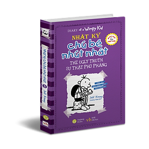 Combo 5 tập Nhật Ký Chú Bé Nhút Nhát - Diary Of A Wimpy Kid BẢN SONG NGỮ kèm file nghe Audio