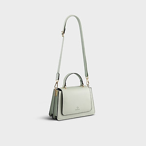 Túi Yuumy ( Thời trang nữ nắp gập phối quai xách size 20 - Túi đeo chéo da Seasand YN128 )