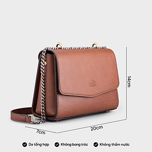 Túi Lata ( Thời trang nữ đi chơi cỡ trung - Túi đeo chéo da HN101 )