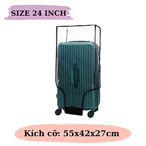 Áo Bọc Vali Trong Suốt Cao Cấp -Áo Trùm Bảo Vệ Vali Chống Trầy Xước -Cover Bảo Vệ Vali Chống Nước 18–30 Inch -Áo Bọc Vali Co Giãn Chống Bụi Bẩn