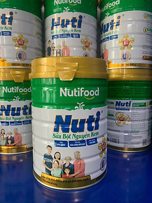 Sữa bột NGUYÊN KEM-Hãng Nutifood-Giành cho cả gia đình-> Tăng ngay khăn lau đa năng mềm mịn