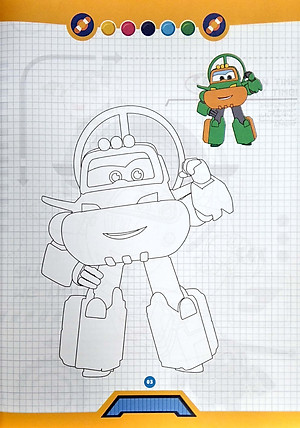 Bé Tô Màu Super Wings - Quyển 4