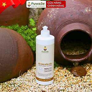Nước tẩy bồn cầu, nhà tắm hữu cơ enzyme sinh học từỏ dứa Fuwa3e 500ml / 100ml