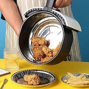 Khay Giấy Bạc, Khay Bạc Đựng Thực Phẩm Lót Nồi Chiên Không Dầu Chịu Nhiệt Cao Chính Hãng TOKDODO