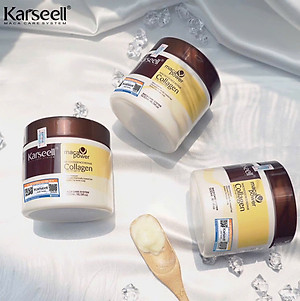 Kem Ủ Tóc Collagen Karseell Maca 500ml (Hủ)