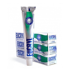 Kem Đánh TrắngRăng Eucryl 62g Anh Quốc - Bí Quyết Cho Hàm Răng Sáng Bóng, Thơm Mát