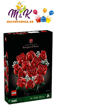 LEGO ADULTS 10328 Đồ chơi lắp ráp Bó hoa hồng LEGO (822 chi tiết)