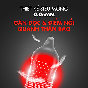 Bao cao su Shell Performax 6 in 1 kéo dài thời gian - Hộp 10 cái | SHELL CHÍNH HÃNG