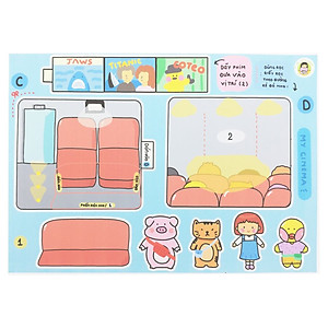 Bộ Tranh Tương Tác Cô Tiên Xanh - Rạp Chiếu Phim