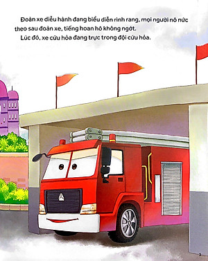 Sách Những Chiếc Xe Hiệp Sĩ: Xe Cứu Hỏa Vất Vả (Tái Bản 2019)