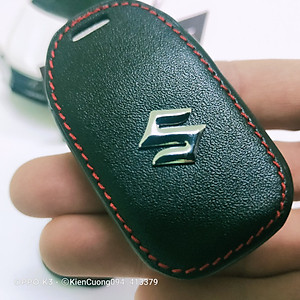 Bao da Chìa Khóa ô tô kèm móc khóa Xe Suzuki XL7 - Mẫu Chìa Thông Minh