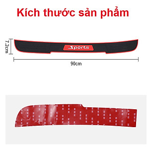 Cuộn cao su dán bảo vệ chống xước cốp sau xe hơi, ô tô SP01