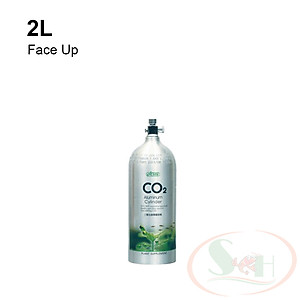 Bình co2 nhôm Ista 0.5L, 1L, 2L, 3L Aluminum Cylinder van tổng kim loại Đài Loan thủy sinh 1, 2, 3 lít