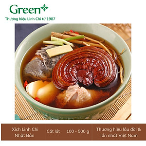 Nấm Xích Linh Chi Nhật thượng hạng - Cắt lát - Hộp 500g - Linh Chi Vina