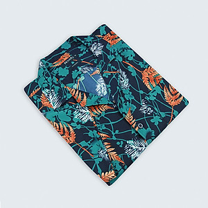 Áo sơ mi nam họa tiết đi biển NOVELTY 200115N