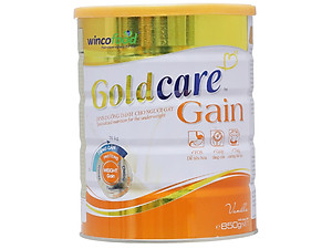 Sữa bột Wincofood Goldcare Gain: dinh dưỡng thích hợp cho mọi đối tượng và trẻ em từ 1 tuổi trở lên giúp tăng cân hiệu quả