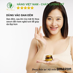Combo kem dưỡng trắng da ban ngày và ban đêm Wonmom ( 1 Kem nghệ tươi + 1 Kem cấp ẩm )