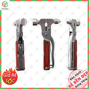 (An Tâm) Búa Cứu Hộ Đa Năng 7 Trong 1 KhoNCC Hàng Chính Hãng - Với Nhiều Tiện Ích Khác - Có Đầu Nhọn Đập Kính Xe Hơi Khi Thủy Kích, Cháy Nổ - KDHS-BUADN-580