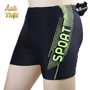 Quần Bơi Nam Dáng Đùi Chất Vải Co Giãn Form Ôm Body SZone SQB105