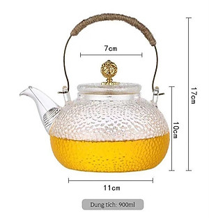 Bình Trà Cao Cấp Có Lõi Lọc Sang Trọng Thể Tích 700ml  – 900ml