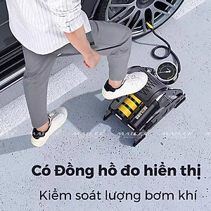 Bơm Đạp Chân 2 Nòng Xilanh BEELORD J54B-01 10 Bar/160 PSI Bơm Chất Lượng Cao Cho Xe Đạp, Xe Máy, Xe Ô tô, Xe Hơi Đa Năng Xếp Gọn (Tặng Kèm 3 Chốt Chân, Hộp đựng bơm) - Mai Lee