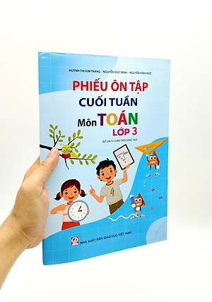 Phiếu Ôn Tập Cuối Tuần - Môn Toán - Lớp 3 - Chân Trời Sáng Tạo (2023)
