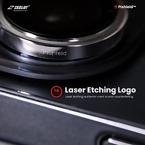 Dán Cường Lực Camera dành cho iPhone 15 Pro Max/15 Pro/15 Plus/15/14/14 Plus/14 Pro/14 Pro Max ZEELOT PIshield - Hàng Chính Hãng