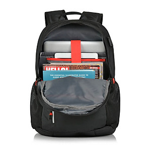 Balo Laptop 15.6 Inch Mr Vui 990 vải trượt nước, chống bám bụi - Hàng Chính Hãng