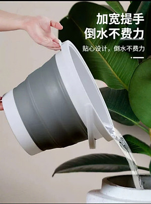 Xô nước gấp gọn 5L HENRYSA (màu ngẫu nhiên)