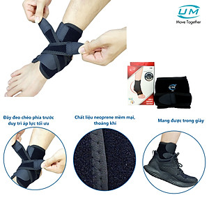Băng mềm có dán chống lật cổ chân United Medicare (D02)