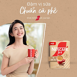 [Tặng ca đựng đá 900ml] Combo 4 Bịch Cà phê hòa tan NESCAFÉ 3IN1 VỊ KEM SỮA Bịch 24 gói ĐẬM VỊ SỮA, CHUẨN CÀ PHÊ
