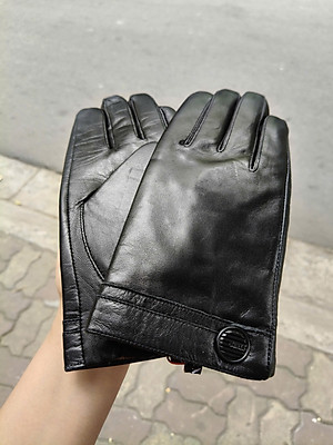 Găng tay nam da dê cao cấp - BHY8101 Bao tay nam lái xe, Găng tay mùa đông. Lót lông mềm mại, dễ chịu khi đeo.