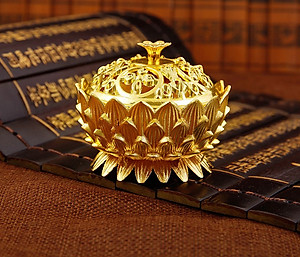 Lư Đốt Hương Hình Hoa Sen, Lư Xông Trầm Giải Tỏa Mệt Mỏi - HENRYSA