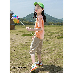 Set bộ quần áo trẻ em 18-45kg dành cho bé gái mẫu Hoa Vàng+ MI-ON. Thiết kế đẹp, chất liệu thoáng mát