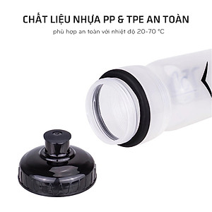 Chai Nước Xe Đạp 650ml YQ650 Chất Liệu Nhựa PP An Toàn Dễ Dàng Vệ Sinh (không kèm giá đỡ bình nước xe đạp) MaiLee