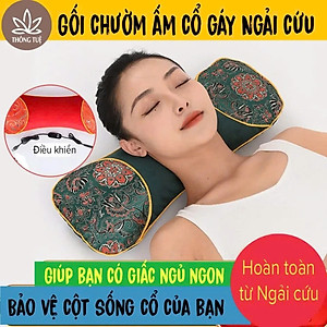 Gối Điện Ngải Cứu Thảo Dược Làm NóngMassage – Xua Tan Đau Mỏi Vai Gáy Cực Nhanh