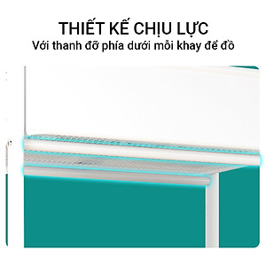Kệ Đa Năng Khay Cao Xe Đẩy Spa Để Đồ Bỉm Sữa Có Bánh Xe Tiện Lợi VANDO LOẠI 1 Hàng Đẹp Chắc Chắn