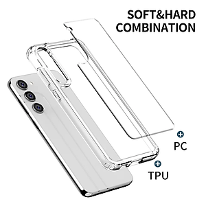 Ốp lưng trong suốt viền màu cho Samsung Galaxy S23 Plus / S23+ hiệu Likgus Simple But Unique chống sốc, chống chịu mọi va đập - Hàng nhập khẩu