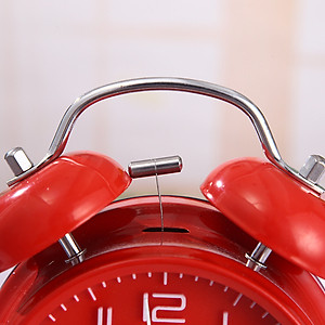 Đồng Hồ Báo Thức Để Bàn Phong Cách Vintage, 2 Quả Chuông To - Hàng Chính Hãng