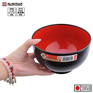 Bát tô Nakaya 1,25 lít - Màu đen lòng đỏ